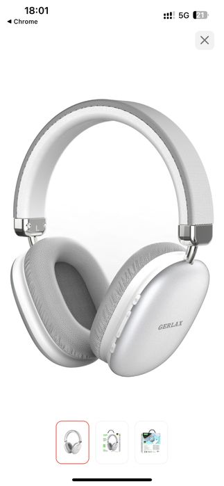 Накладные Наушники Gerlax С Шумоподавлением Bluetooth