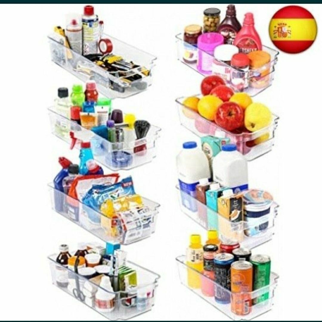 Organizator pentru frigider,set de 8 buc