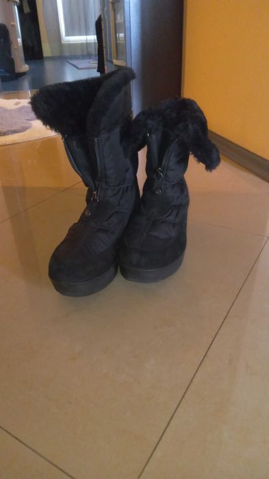 Дамски апрески с цип и платформа 36 номер