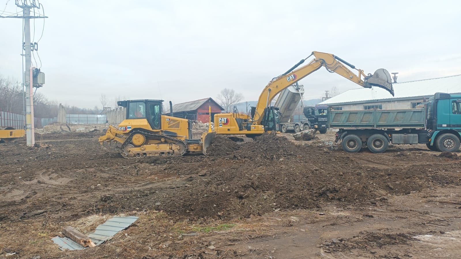 Închiriere și Operare BULDOZER CATD5/ Buldoexcavator CAT428F2/ Manitou