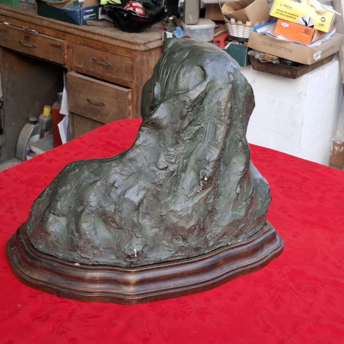 Sculptură, statuetă veche, WW1, anul 1915