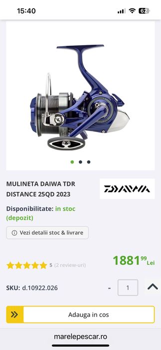 Mulineta Daiwa TDR Distance 25QD 2023
