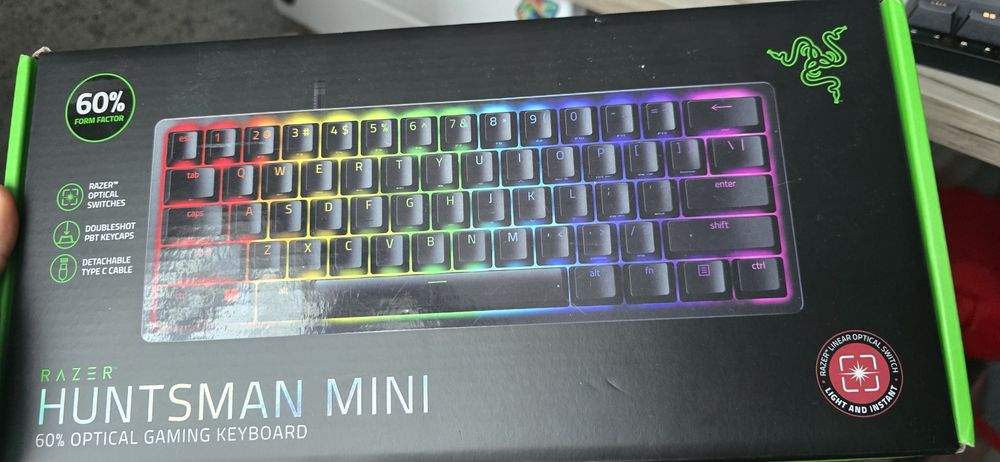 Нова !! Razer huntsman mini