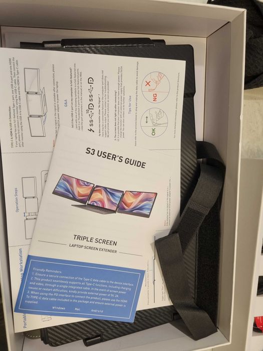 Monitor portabil Teamgee S3 pachet complet resigilat amazon