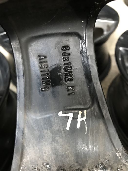 Set jante negre R 16 pt Skoda / Vw / Seat 5 x 112