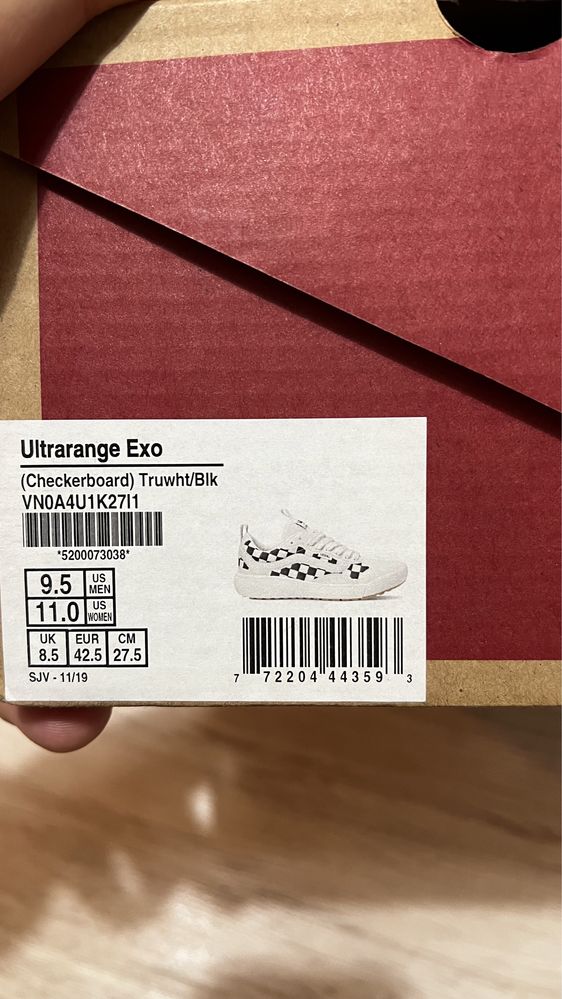 Vans Ultrarange Exo checkckerboard - partatele