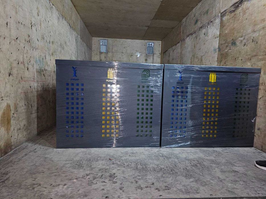 Урны уличные декоративные 3х секционные