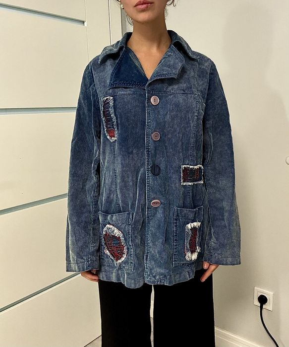 Кадифено дънково яке универсален размер