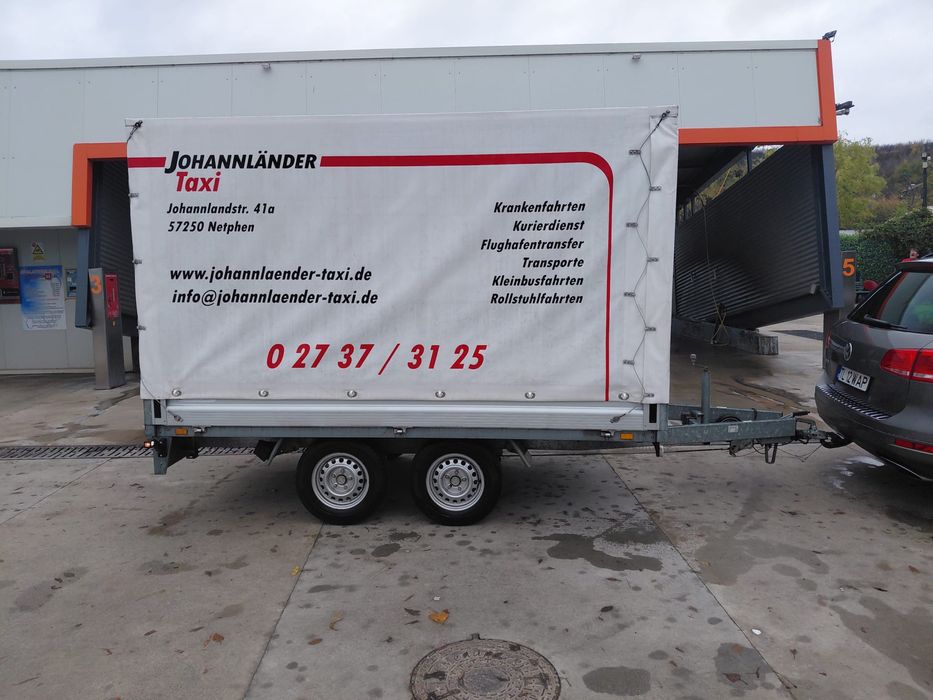 Remorca UNSINN cu prelata - 2000 Kg