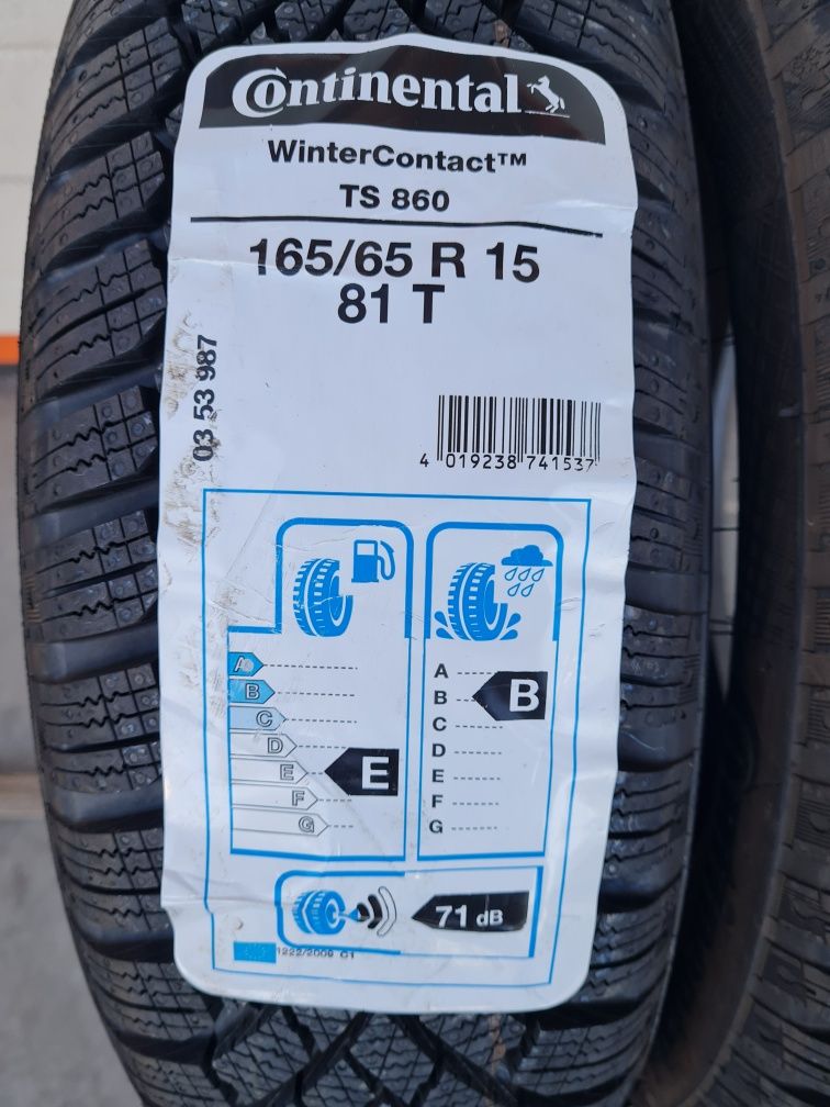 Нови зимни гуми 2 броя CONTINENTAL WinterContact TS860 165 65 R15