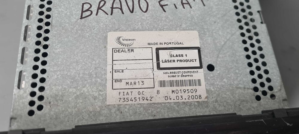 Музика CD Fiat Bravo 2009г.