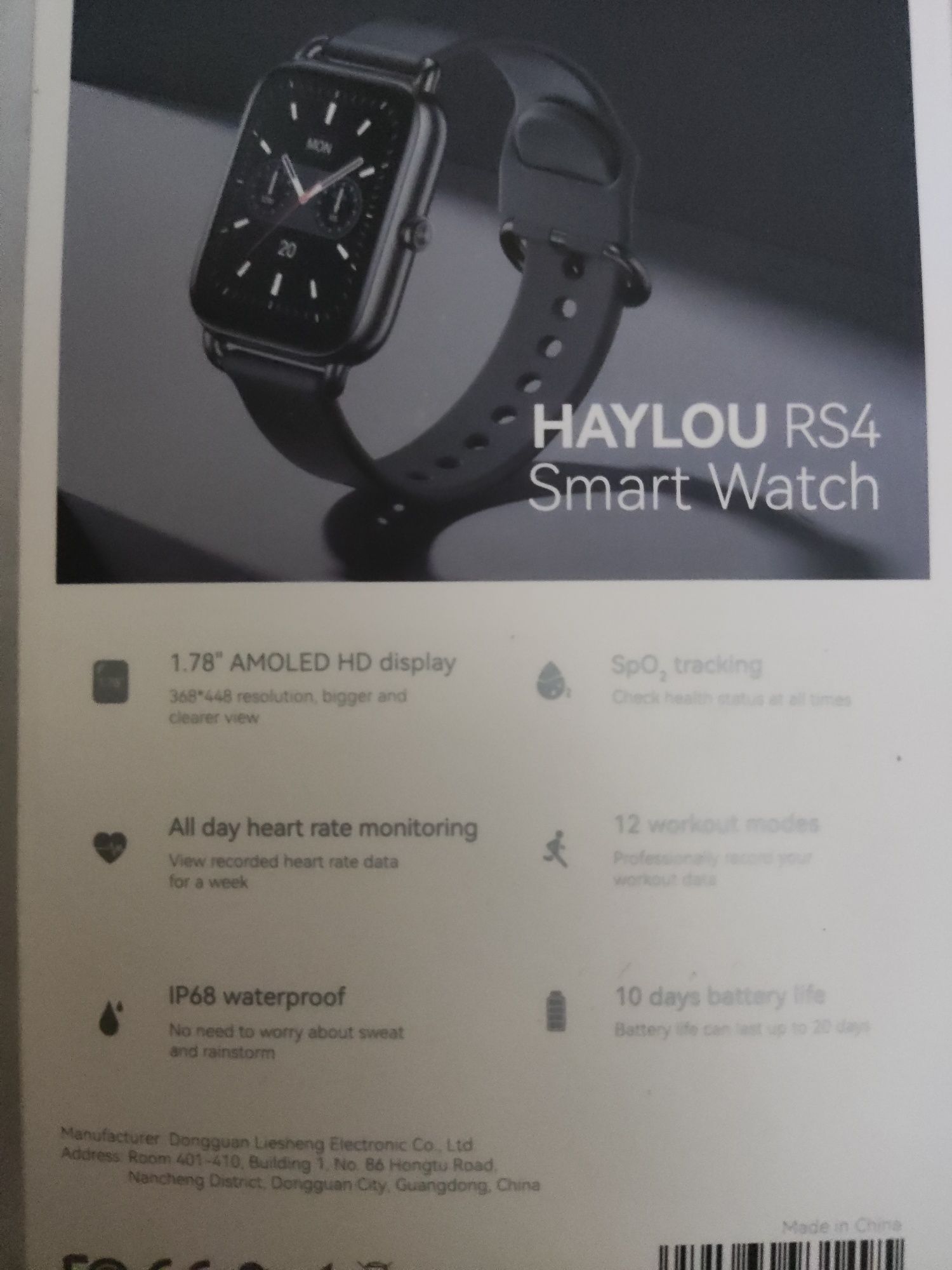 Смарт часы Haylou RS4 (Xiaomi)