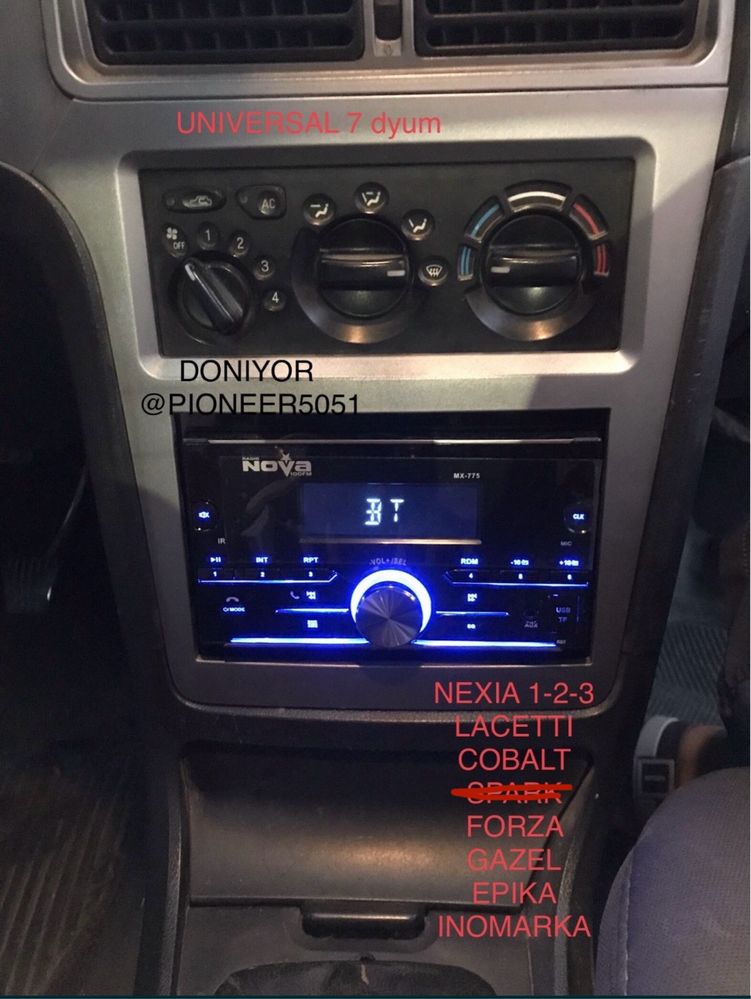 Pioneer katta mafon yangi Blutus usb aux fm pioner fh s505bt nusxasi