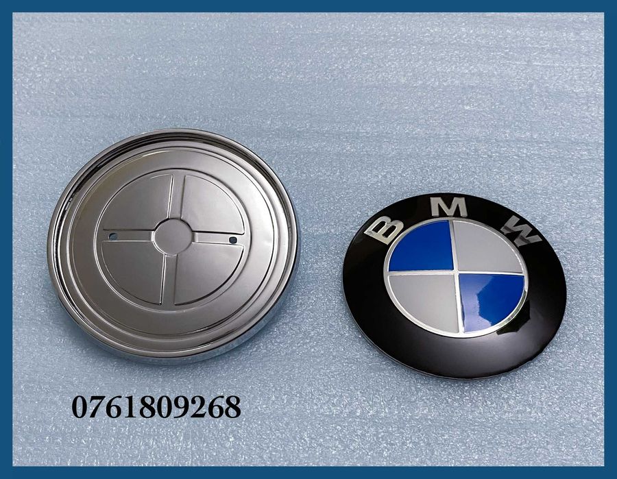 Emblema logo BMW pentru portbagaj 74mm