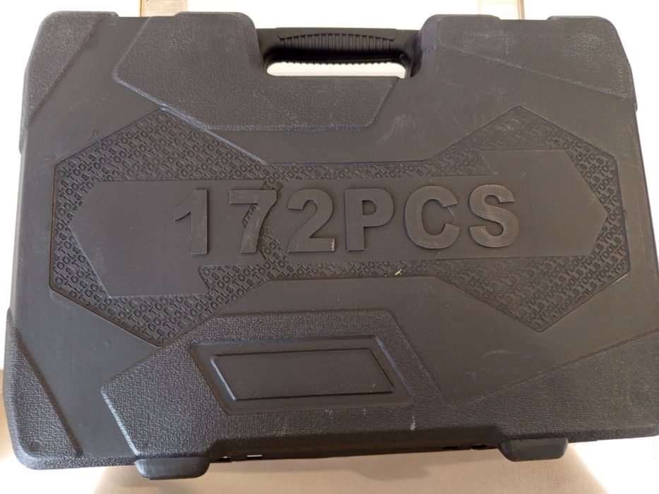 Професионална гедория 172 части – комплект вложки и битове с тресчотки