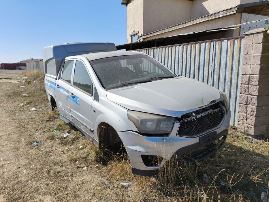 Продам на запчасти Ssangyong actyon sports пикап 2013 г.в., 2.3 бензин