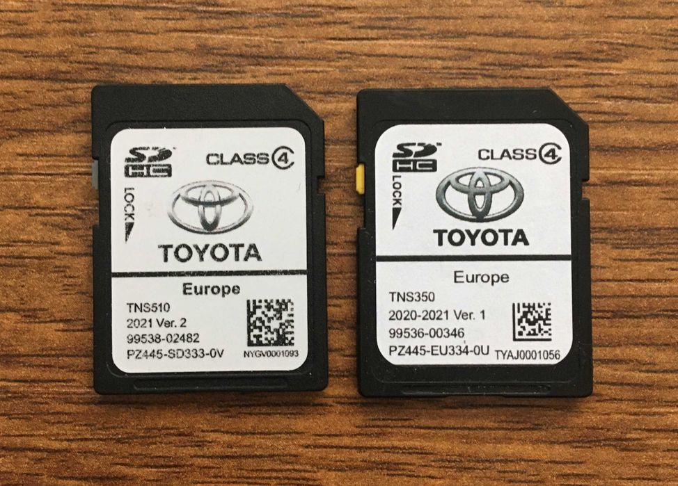 Toyota Lexus TNS510 Навигационен диск Лексус Тойота Sd Card TNS 510