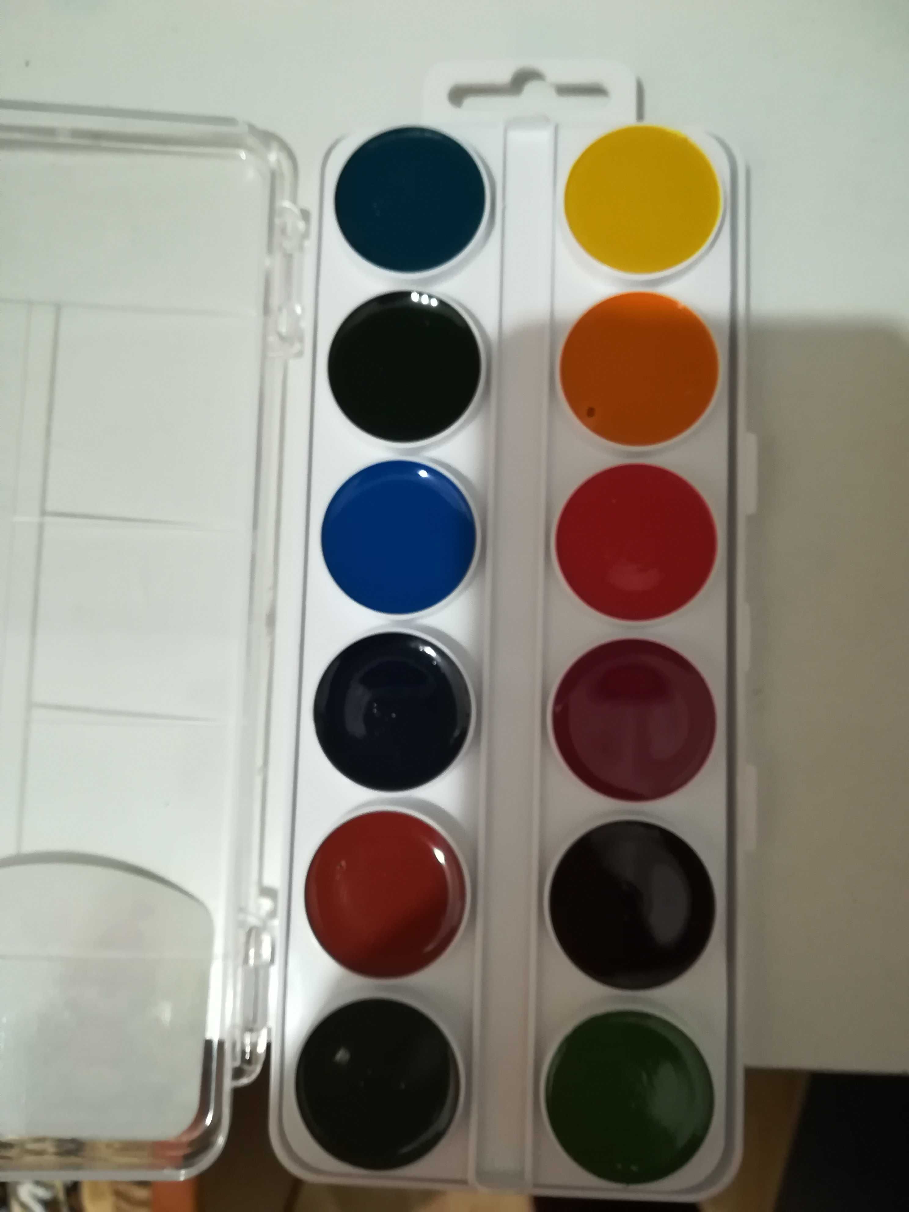 Acuarele pentru copii, 24 de culori(rușești)