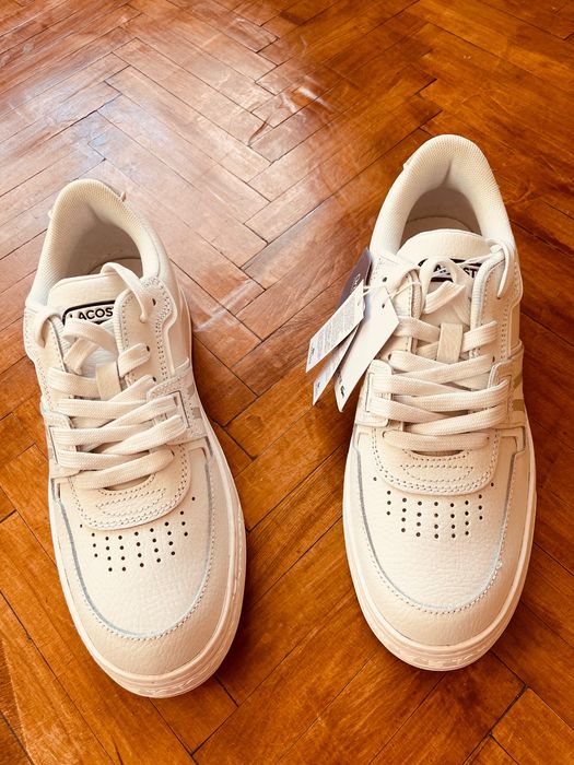 Новые кожаные кеды Lacoste оригинал Франция