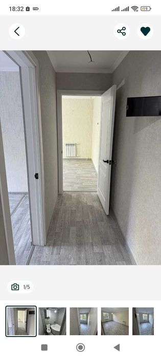 Срочно продается 2х комнатная квартира