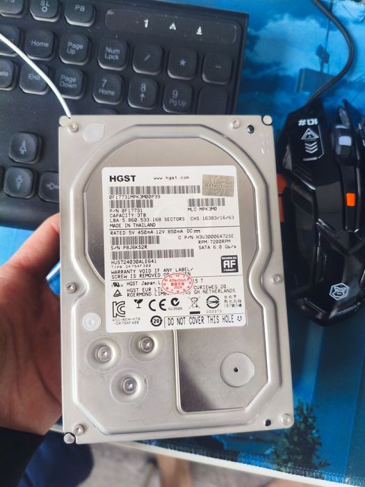 HHD жесткий диск 3ТБ