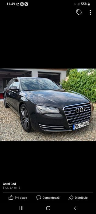 Vând Audi a8 3.0 2013 euro 6