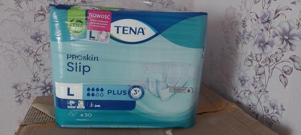 Памперс для взрослых tena slip L цена 5000