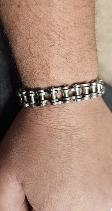 Мъжка стоманена гривна