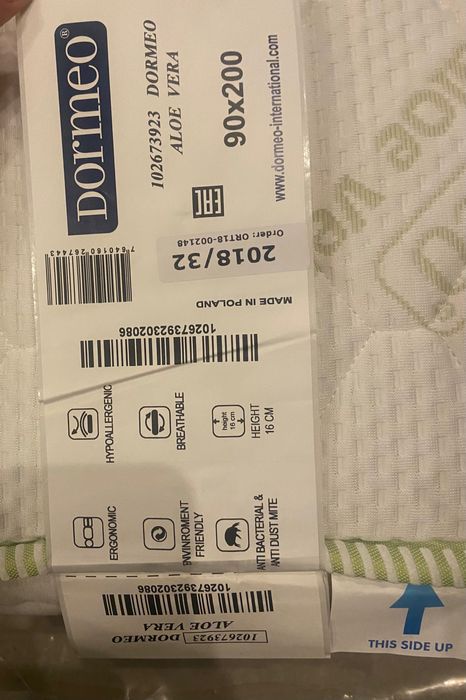 Saltea Dormeo Aloe Vera nou-nouta
