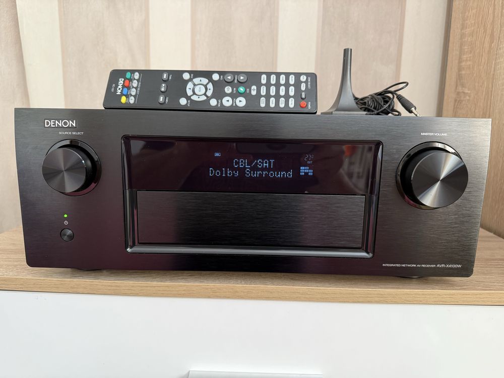 Denon AVR-X4100w Като нов Bluetooth Wo-Fi