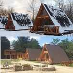 Executam cabane A - frame din lemn