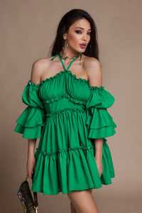 Зелена рокля Nikole Collection
