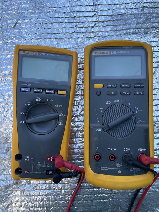Multimetru fluke 77 si fluke 83