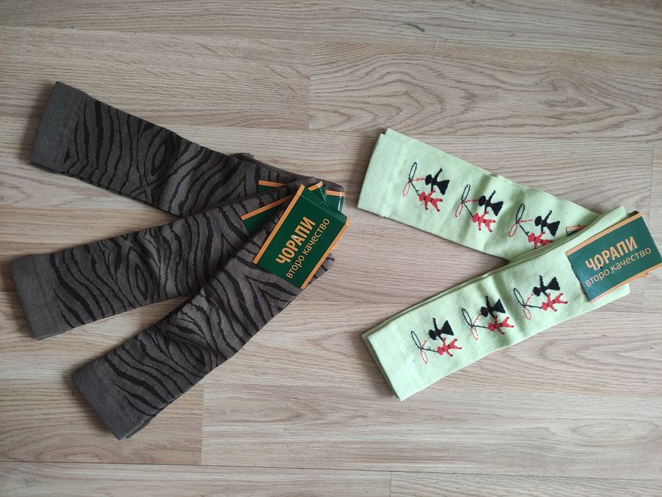 Различни видове дамски чорапи