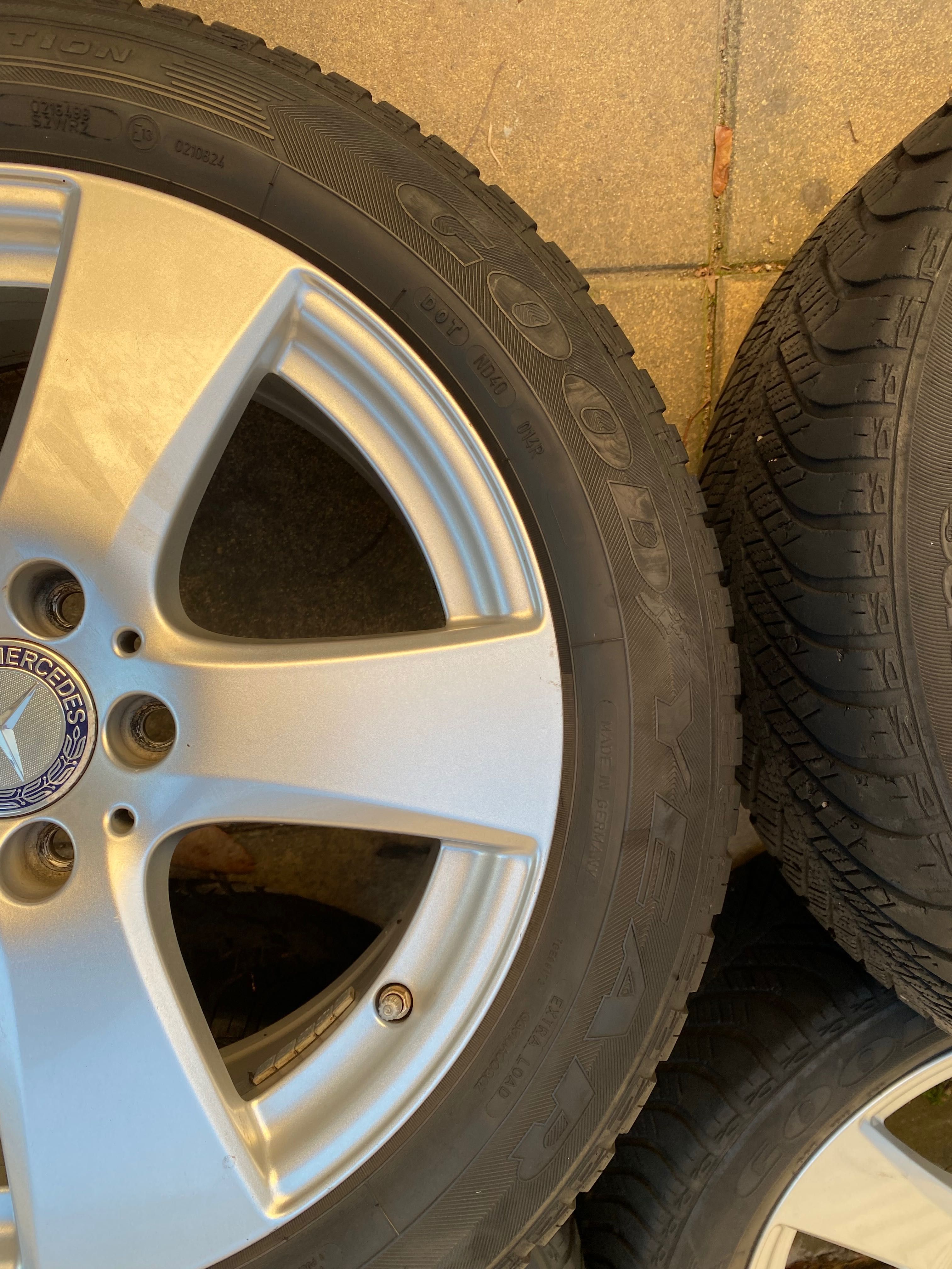 Джанти за Mercedes 17 цола с гуми goodyear