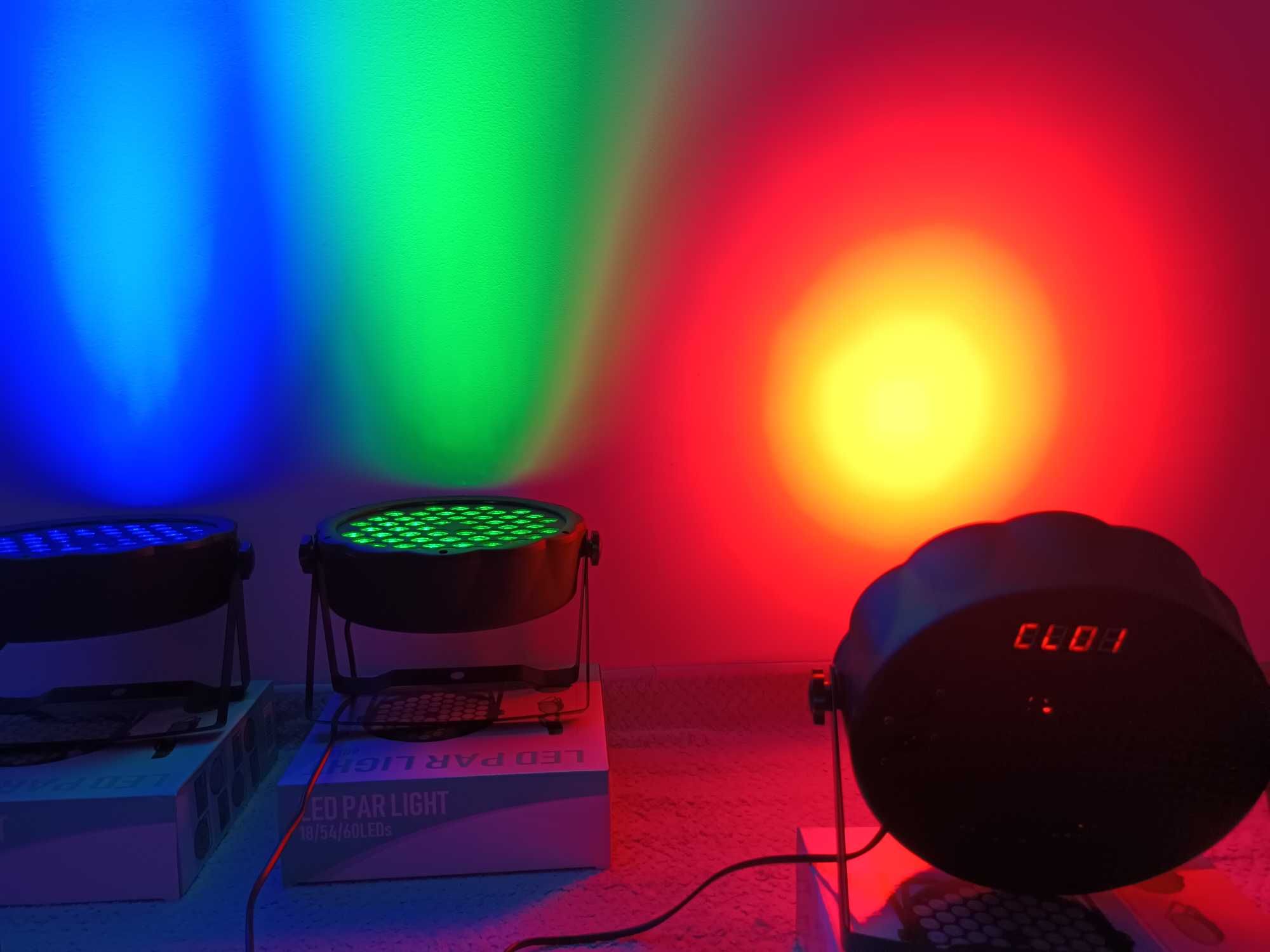 Proiector LED RGB Party, Microfon integrat, Flash, Strobo, Ambiental