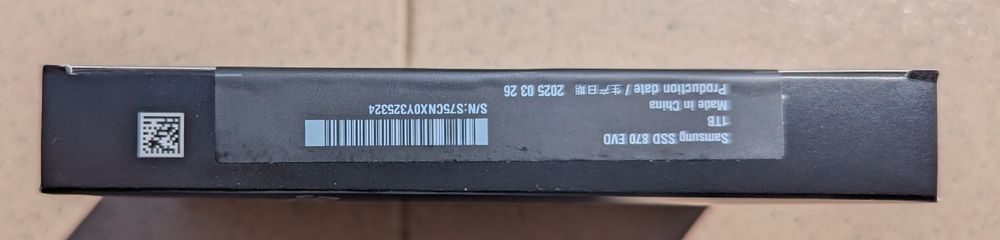 Vad SSD Samsung Evo 870