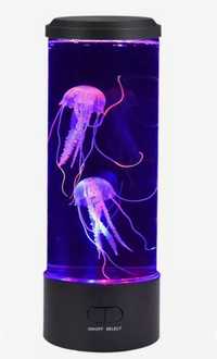 Нощна LED лампа с 3D медузи, нова
