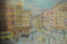 Tantzi Demetriade-Stefan - Magazinul Bucuresti - Str. Lipscani 1m/80cm