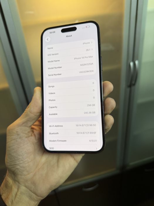 Vand Iphone 14 Pro Max 256Gb Purple