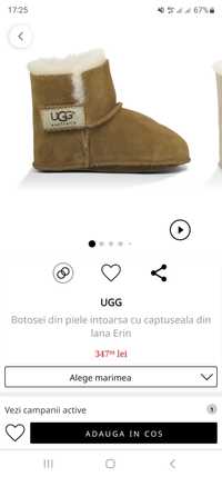 Ugg bebelusi 3-6 luni