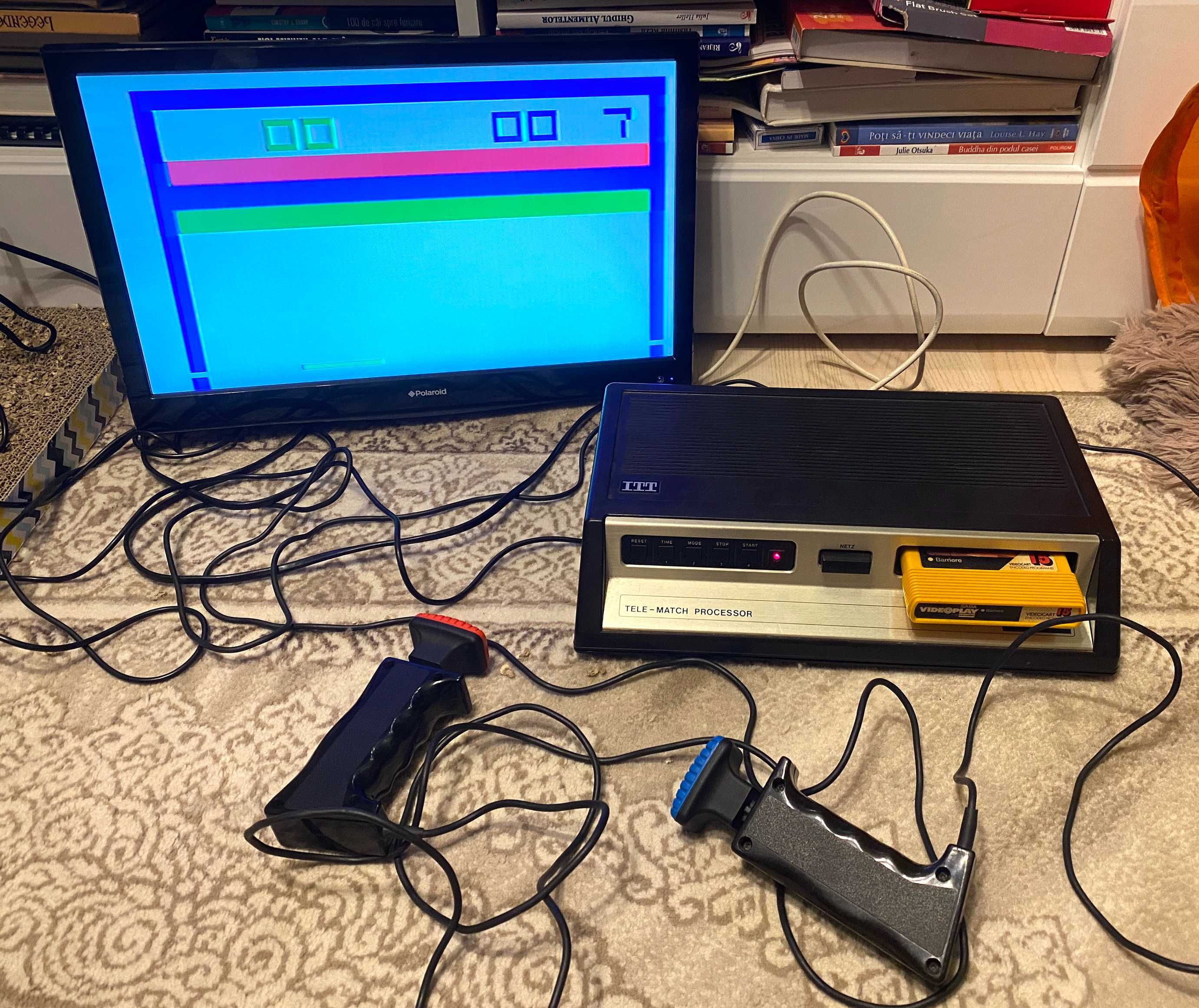Consola ITT Tele-Match Processor din 1978 - completa - functionala