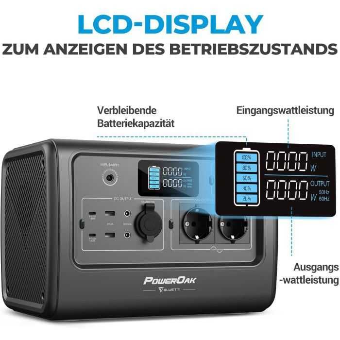 ПРОДАМ Bluetti EB70 (1000W, 716Wh) Портативный ИБП (Зарядная станция).