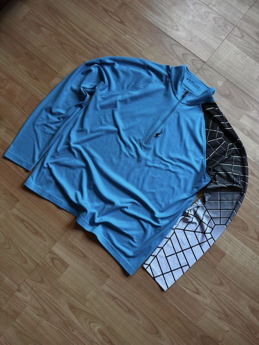 Pullover jumper bluza sweater long sleeve 1/2 zip Spyder linear web