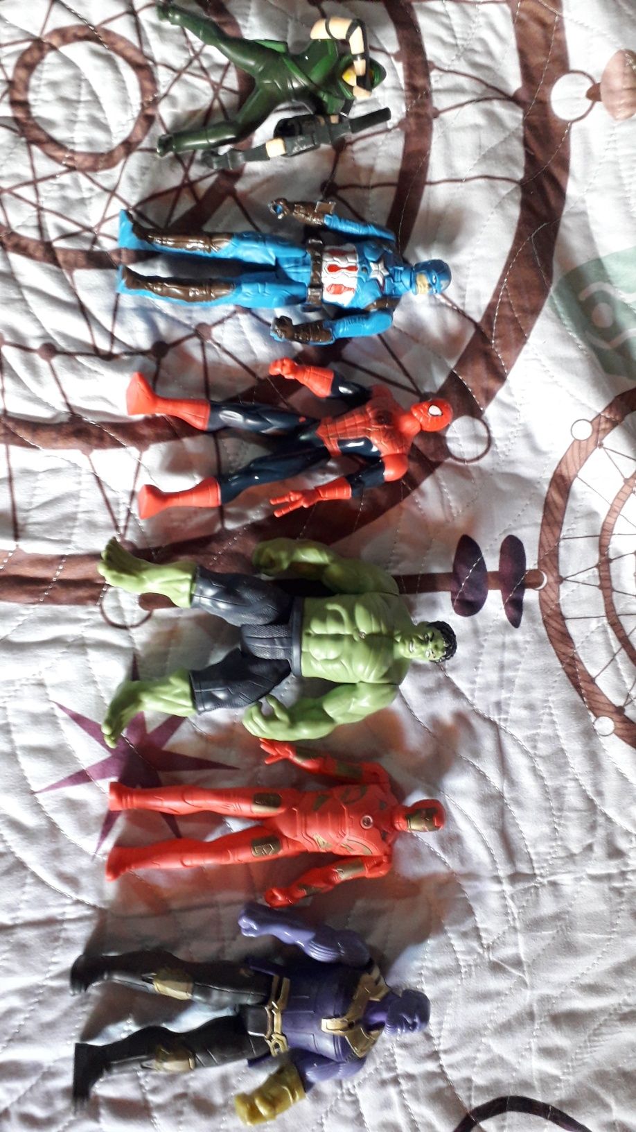 Colecție jucării super eroi Marvel hulk Iron Man captain america thano