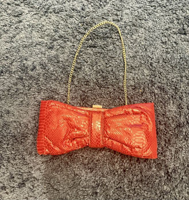 Clutch Aldo piele rosu