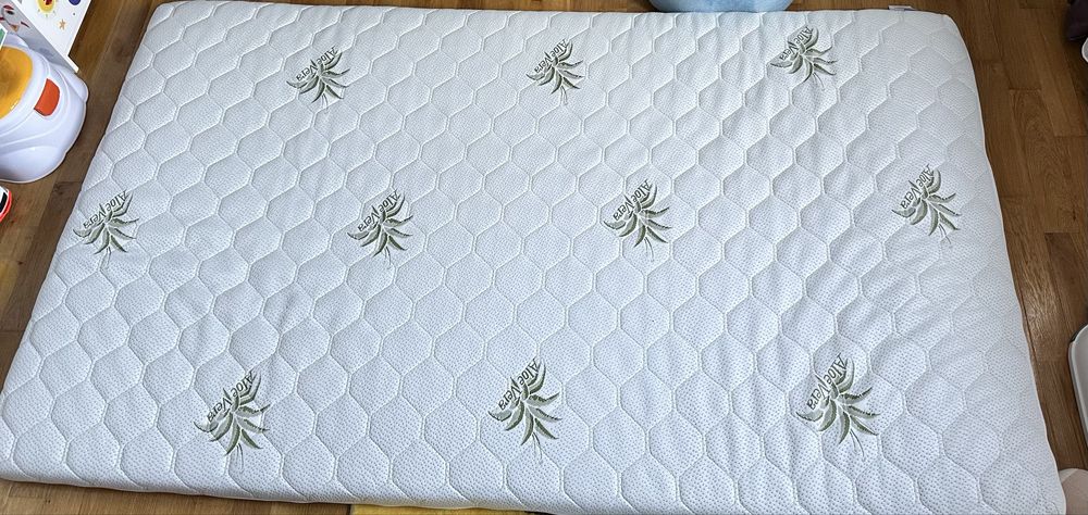 Saltea topper 110x190, cu strat aloe vera