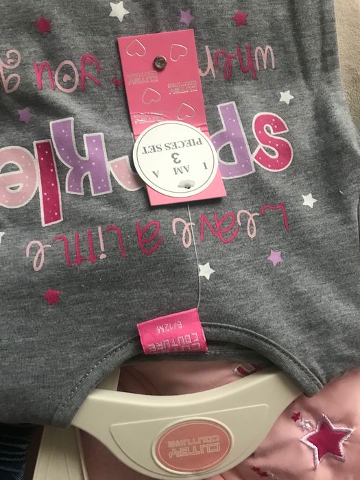 Комплект 3 части момиче 6-12 месеца