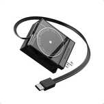 Sharge 65W GaN USB-C зарядно с прибиращ се кабел