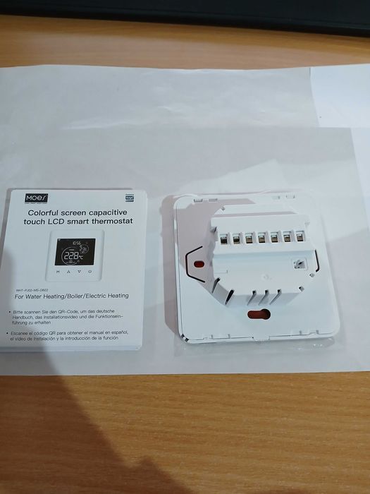 Termostat smart MOES 3A, pentru centrale gaz, WiFi